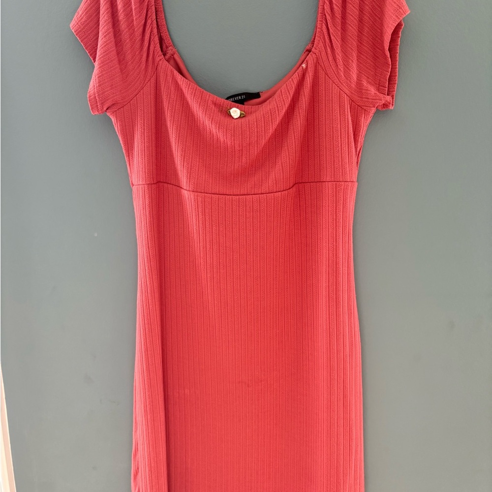 Elegant coral Women's Dress